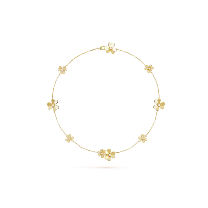 Frivole necklace, 9 flowers